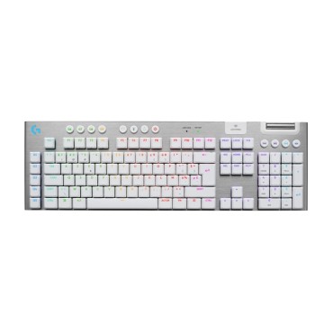 Геймърска клавиатура Logitech G915 X LIGHTSPEED Wireless Gaming Keyboard - WHITE - US INT`L - EMEA28i-935